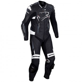 Combinaison Moto Cuir Bering Ultimat-R Noir Bleu Blanc Gris Combinaison Moto Cuir Bering Ultimat-R Noir Bleu Blanc Gris