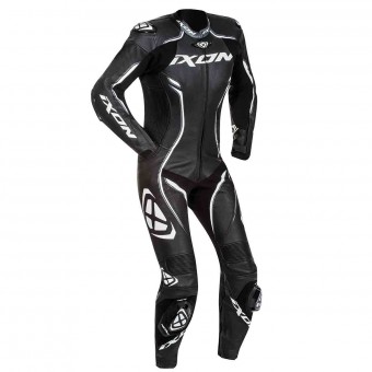 Combinaison Moto Cuir Ixon Vortex Lady Noir Blanc Combinaison Moto Cuir Ixon Vortex Lady Noir Blanc