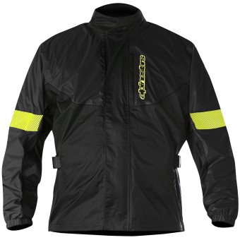 Blousons et vestes de pluie Alpinestars Hurricane Rain Jacket Black Yellow Fluo Blousons et vestes de pluie Alpinestars Hurricane Rain Jacket Black Yellow Fluo