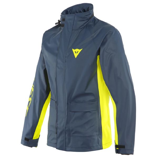 Blousons et vestes de pluie Dainese Storm 2 Jacket Unisex Black Iris Fluo Yellow