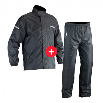 Blousons et vestes de pluie Ixon Compact Jacket Black + Compact Pant Black