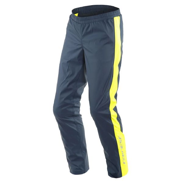 Pantalons de pluie Dainese Storm 2 Pant Unisex Black Iris Fluo Yellow