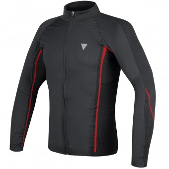 Maillot Froid Dainese D-Core No-Wind Thermo Tee Black Red Maillot Froid Dainese D-Core No-Wind Thermo Tee Black Red