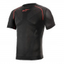 Maillot Froid Alpinestars Ride Tech V2 Top Short Sleeve Summer Black Red