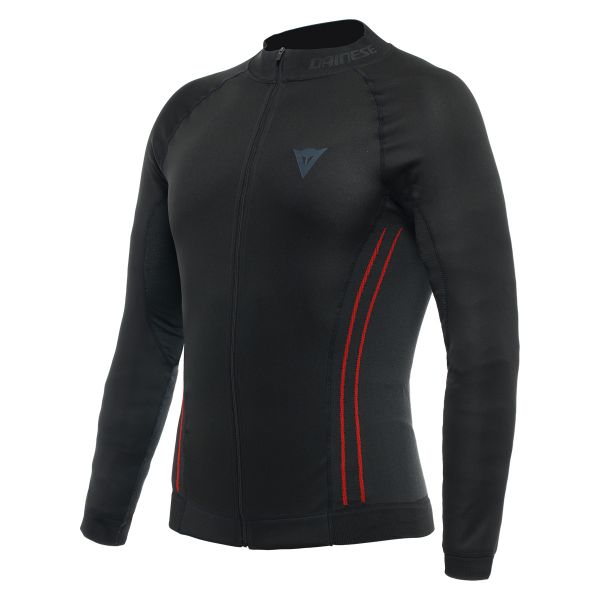 Maillot Froid Dainese No Wind Thermo LS Black Red