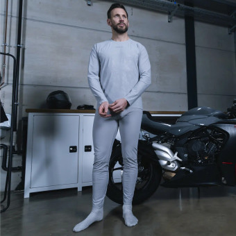 Knox Dual Active Base Layer Long Sleeve Grey