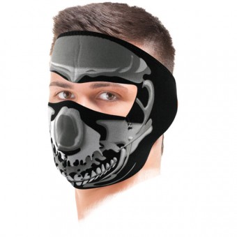 Masque Zanheadgear Chrome Skull Mask Masque Zanheadgear Chrome Skull Mask