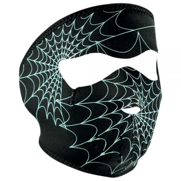 Masque Zanheadgear Spiderweb Glow In The Dark