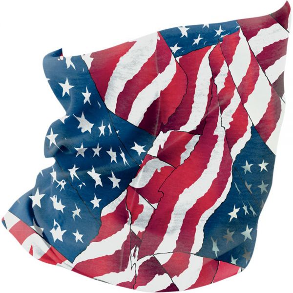 Tours De Cou Moto Zanheadgear Wavy Flag