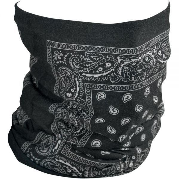 Tours De Cou Moto Zanheadgear Black Paisley