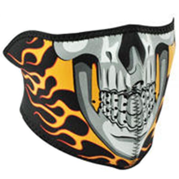 Tours De Cou Moto Zanheadgear Burning Skull