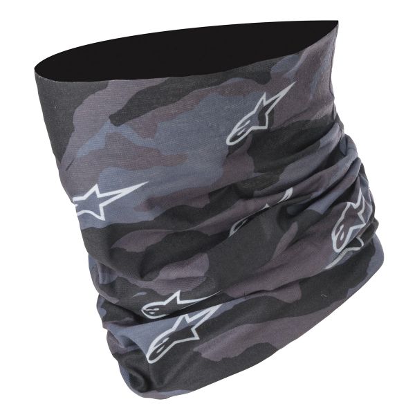 Tours De Cou Moto Alpinestars Tactical Neck Tube Black Tar Grey