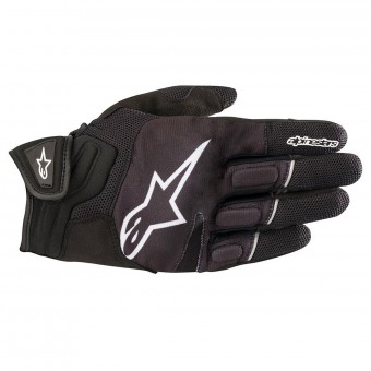 Gants Moto Alpinestars Atom Glove Black White Gants Moto Alpinestars Atom Glove Black White