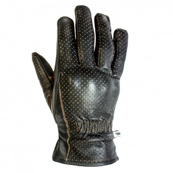 Gants Moto Helstons Basik Perfore Marron