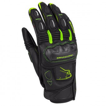 Gants Moto Bering Boost-R Noir Fluo