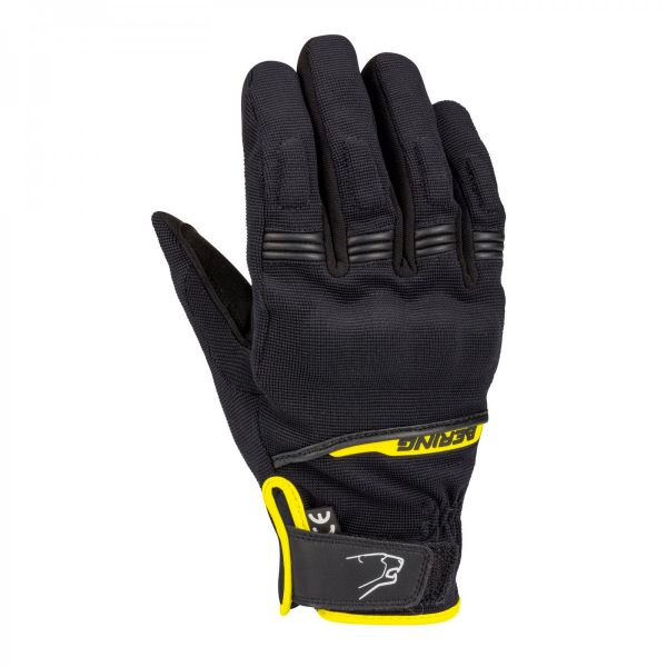 Gants Moto Bering Borneo Noir Fluo