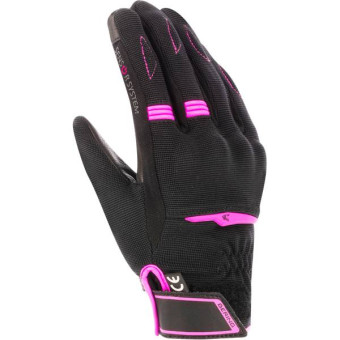 Gants Moto Bering Lady Fletcher Evo Black Fuchsia