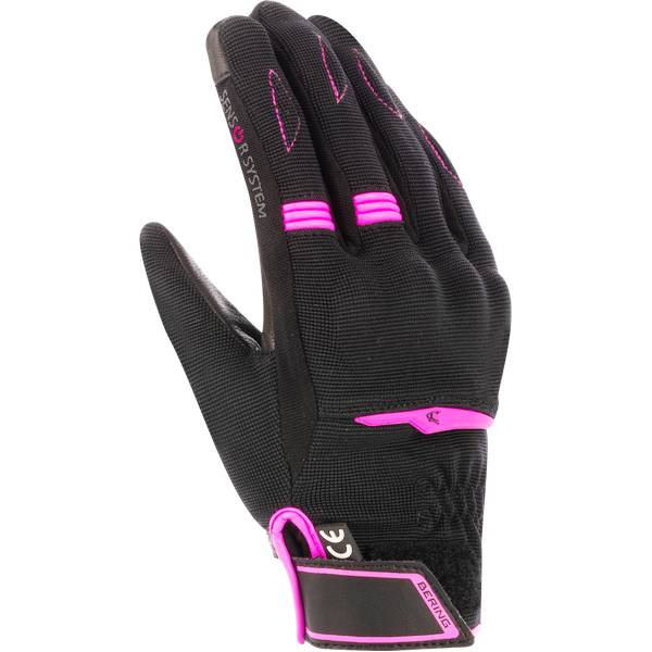 Gants Moto Bering Lady Fletcher Evo Black Fuchsia Gants Moto Bering Lady Fletcher Evo Black Fuchsia