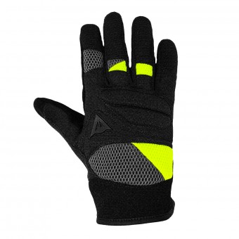 Gants Moto Dainese Fogal Unisex Black Yellow Fluo