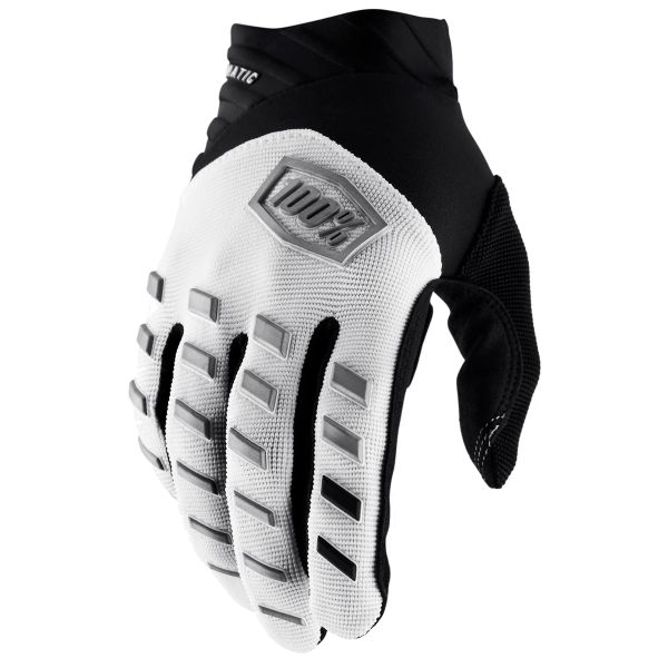 Gants Moto 100% Airmatic Blanc