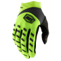 Gants Moto 100% Airmatic Jaune Fluo Noir