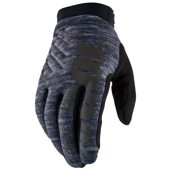 Gants Moto 100% Brisker Heather Gris