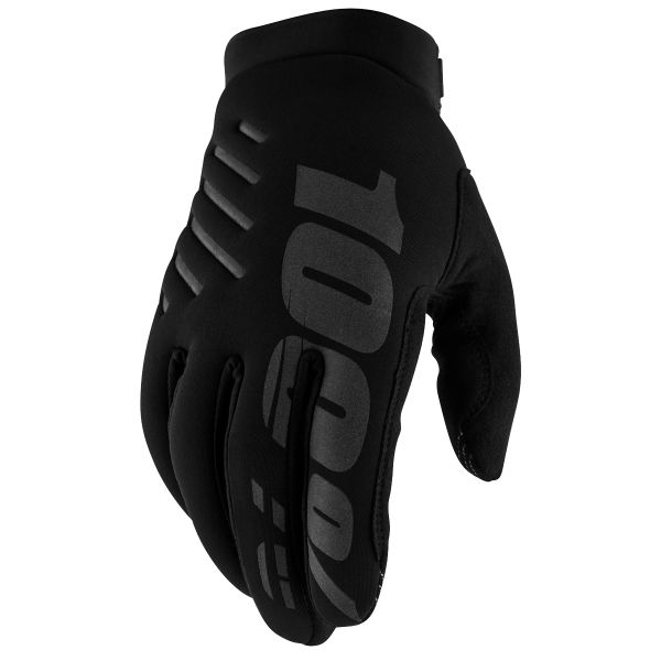 Gants Moto 100% Brisker Noir