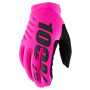 Gants Moto 100% Brisker Rose Fluo