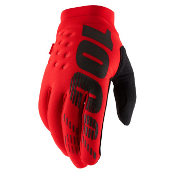 Gants Moto 100% Brisker Rouge