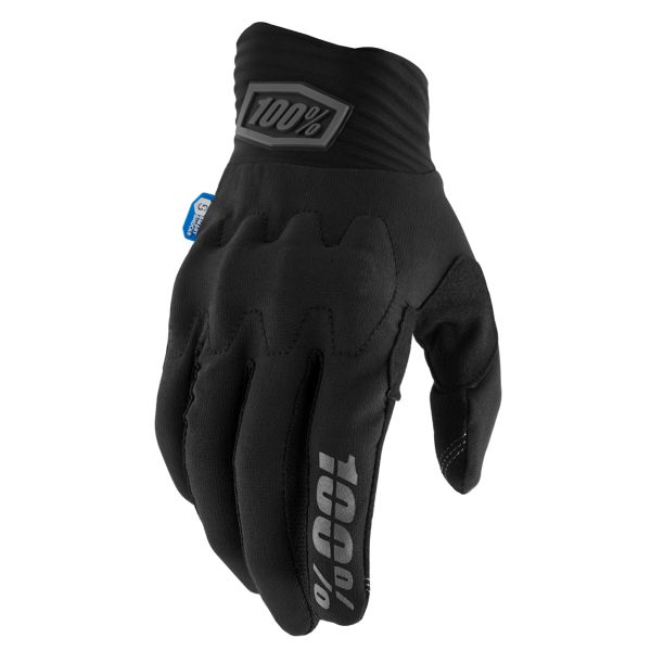 Gants Moto 100% Cognito Smart Shock Noir