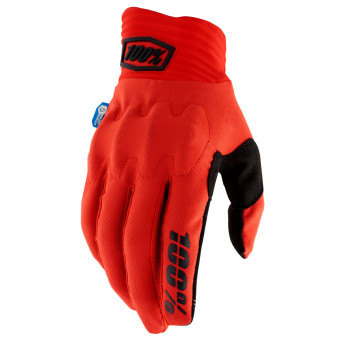 Gants Moto 100% Cognito Smart Shock Rouge