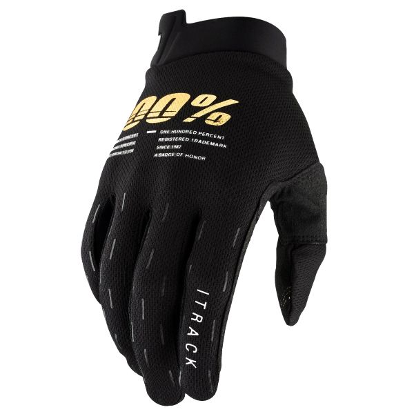 Gants Moto 100% Itrack Noir