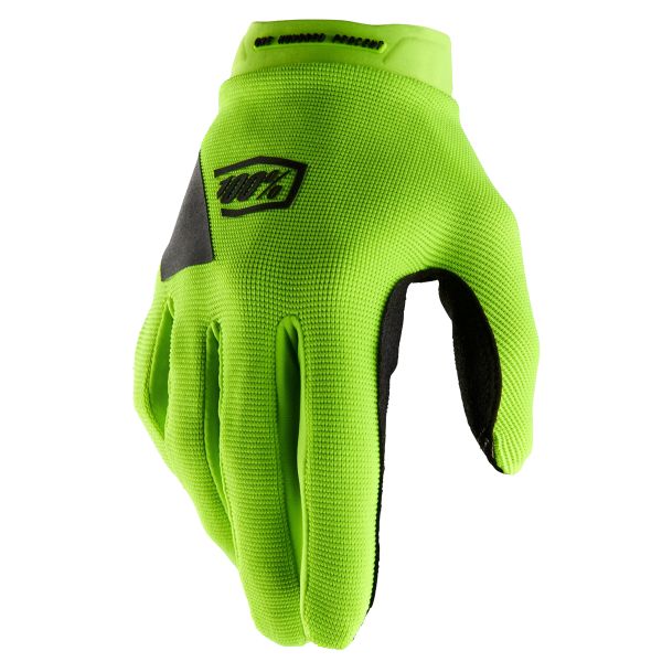 Gants Moto 100% Ridecamp Jaune Fluo