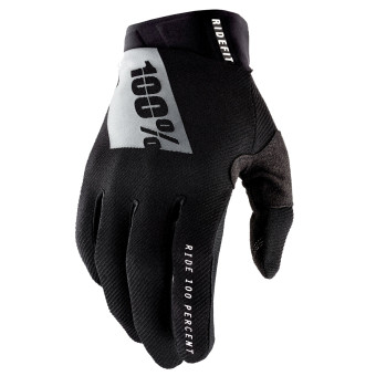 Gants Moto 100% Ridefit Noir Gants Moto 100% Ridefit Noir