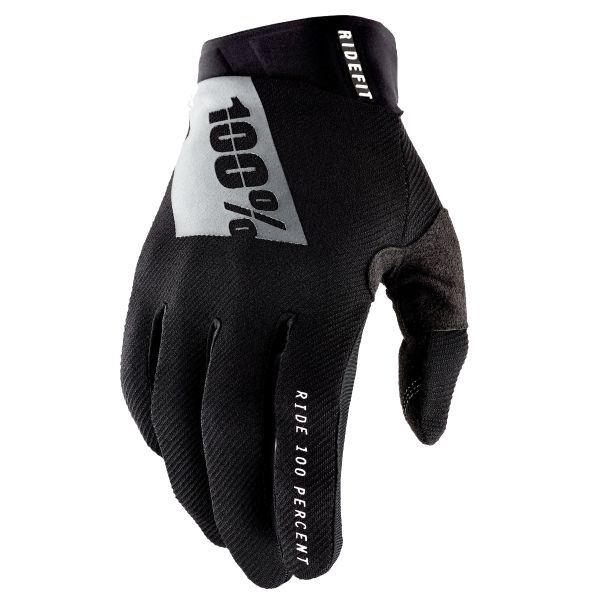 Gants Moto 100% Ridefit Noir
