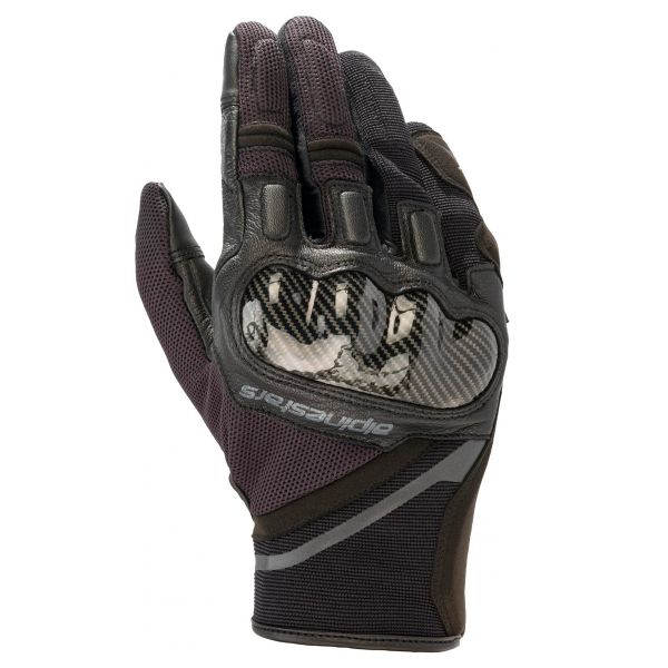 Gants Moto Alpinestars Chrome Black Tar Grey Gants Moto Alpinestars Chrome Black Tar Grey