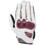 Gants Moto Alpinestars Chrome Women Off White Burgundy