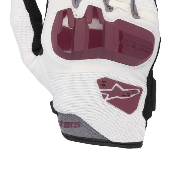 Alpinestars Chrome Women Off White Burgundy
