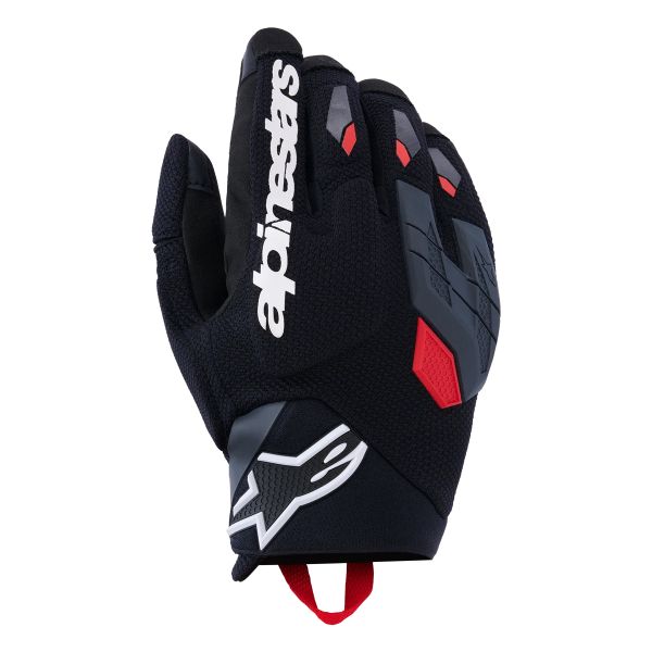 Gants Moto Alpinestars Durack Black Deep Gray Bright Red