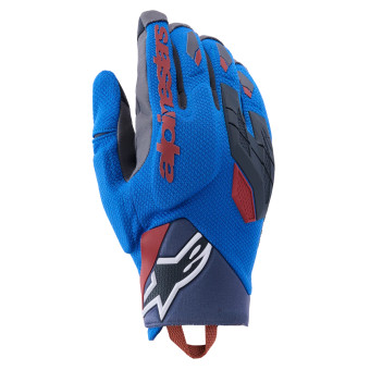 Gants Moto Alpinestars Durack Royal Blue Deep Gray