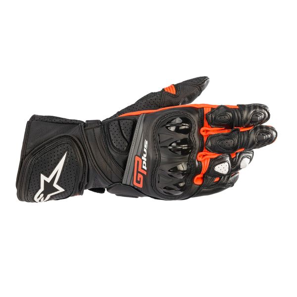 Gants Moto Alpinestars GP Plus R V2 Glove Black Fluo Red