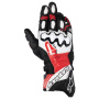 Gants Moto Alpinestars GP Plus R V3 Leather Black White Bright Red