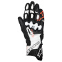 Gants Moto Alpinestars GP Plus R V3 Leather Black White Red Fluo