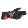 Gants Moto Alpinestars GP TECH V2 Glove Black White Red Fluo