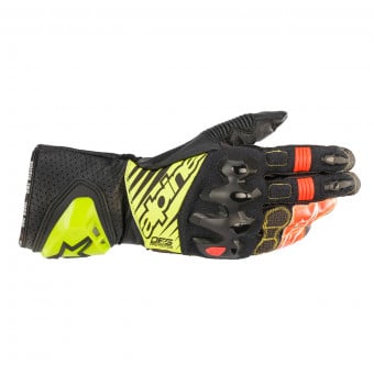 Gants Moto Alpinestars GP TECH V2 Glove Black Yellow Fluo White Red Fluo Gants Moto Alpinestars GP TECH V2 Glove Black Yellow Fluo White Red Fluo