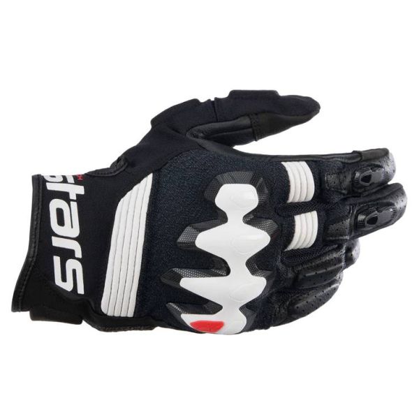 Gants Moto Alpinestars Halo Black White Gants Moto Alpinestars Halo Black White