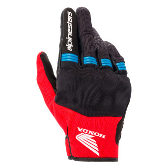 Gants Moto Alpinestars Honda Copper Black Bright Red Blue Gants Moto Alpinestars Honda Copper Black Bright Red Blue