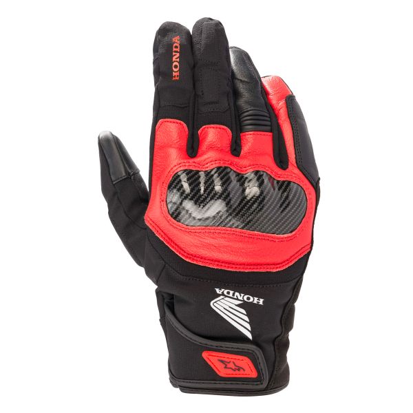 Gants Moto Alpinestars Honda SMZ Z Drystar Black Bright Red Gants Moto Alpinestars Honda SMZ Z Drystar Black Bright Red