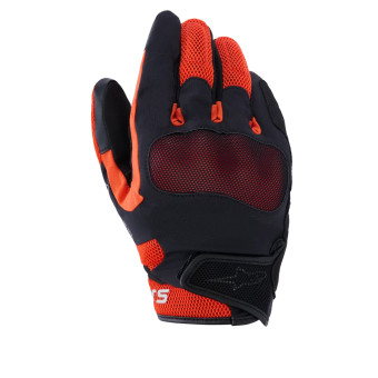 Gants Moto Alpinestars Mogress Airflow Black Red Tangerine