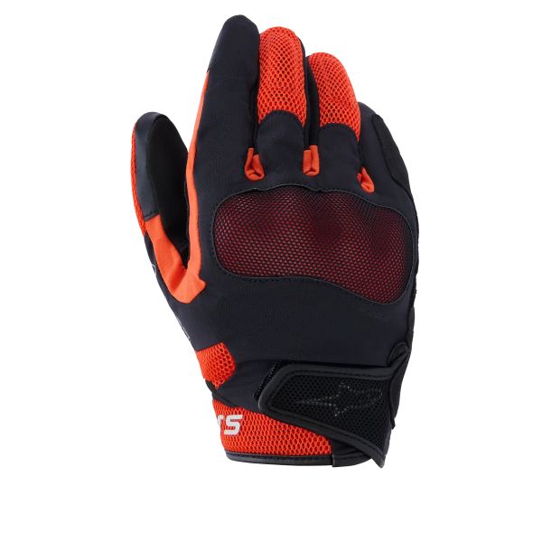 Gants Moto Alpinestars Mogress Airflow Black Red Tangerine